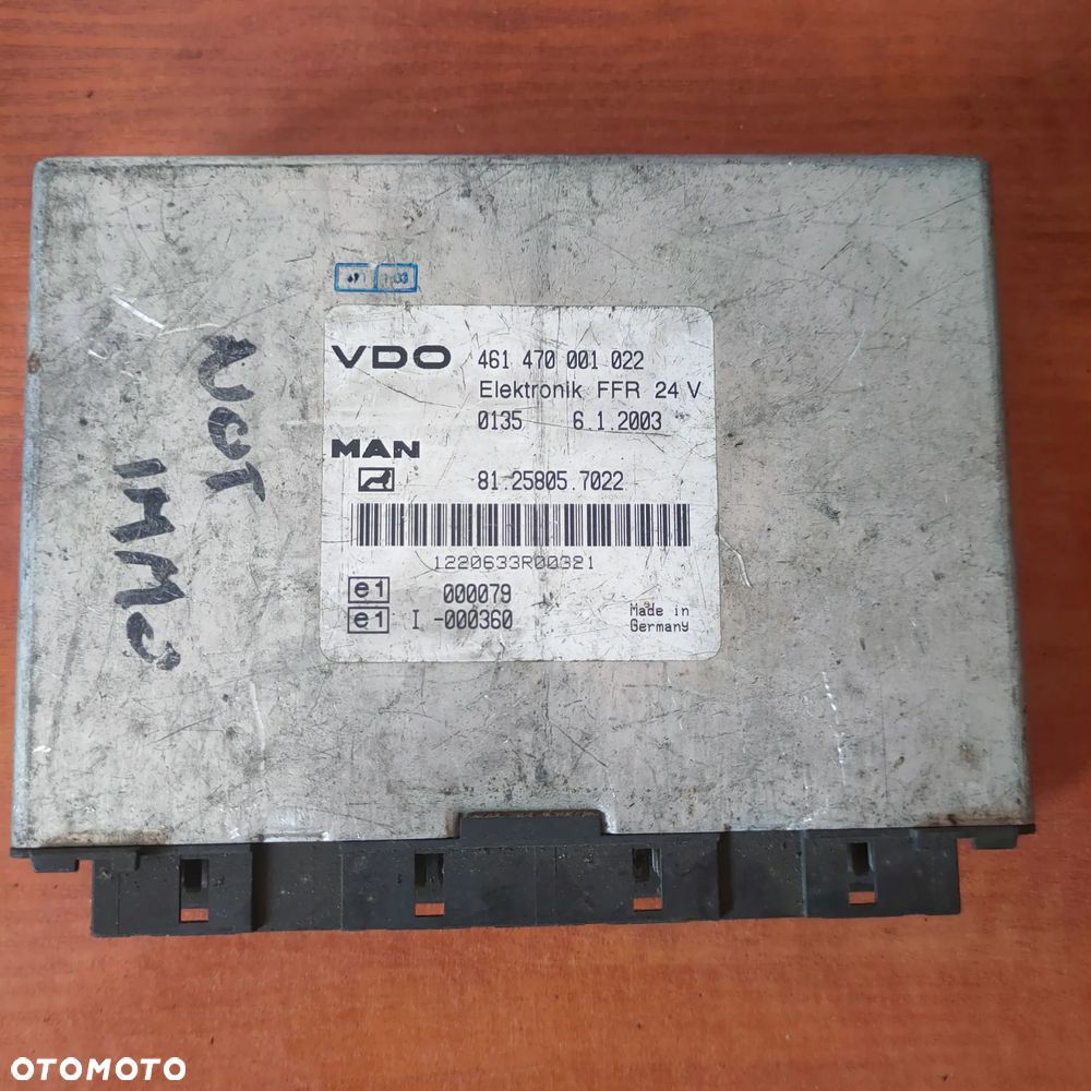 MAN TGA TGS STEROWNIK MODUL VDO FFR 461470001022 - 1