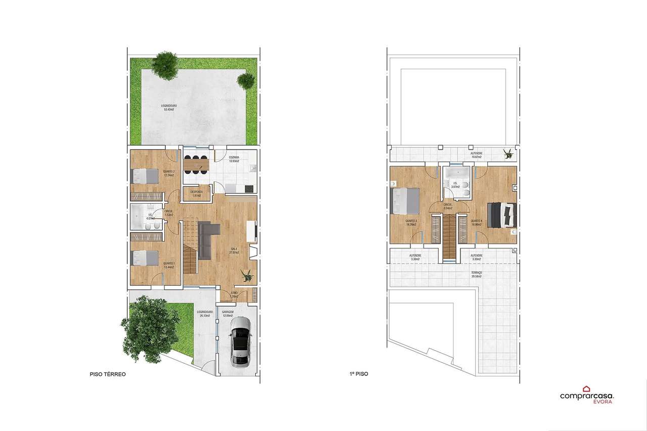 Lote de terreno de 193 m2, para construção de moradia unifamiliar T4 | - Grande imagem: 2/25