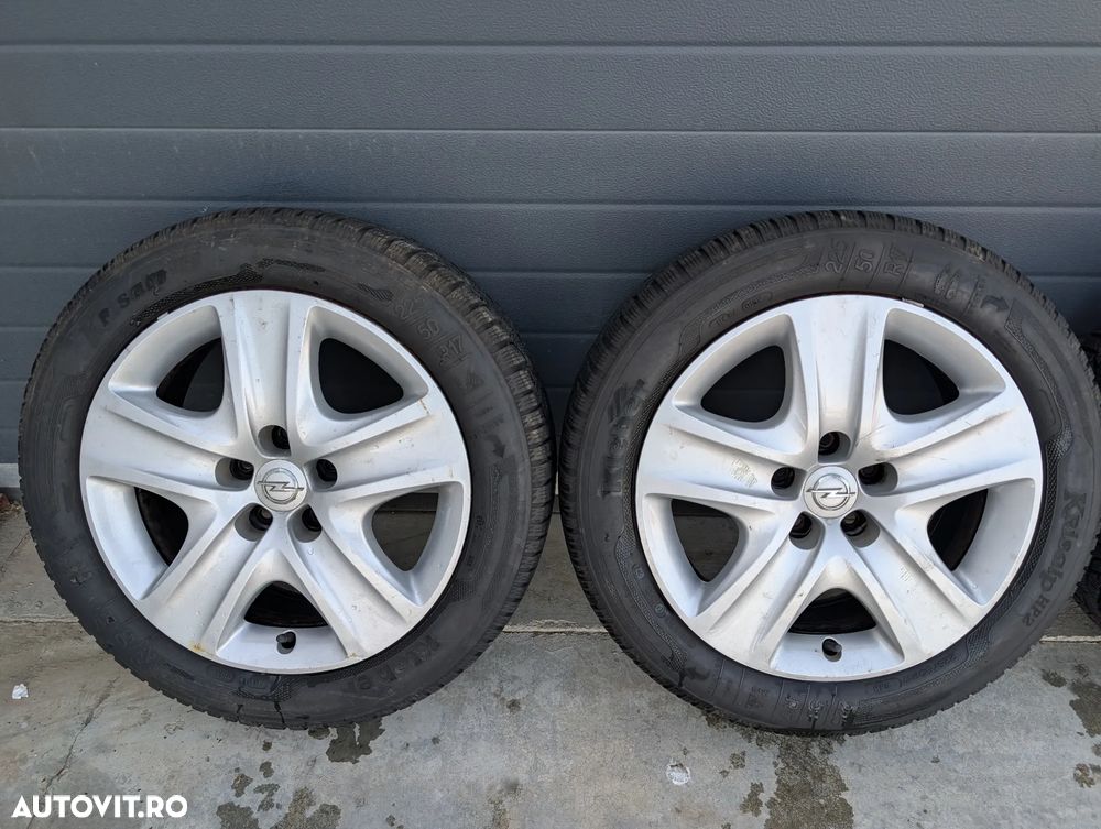 Jante tabla 17'' 5x115 Capace Opel Astra J Zafira Captiva Mokka anvelope 225/50R17 Kleber 2170108 - 7