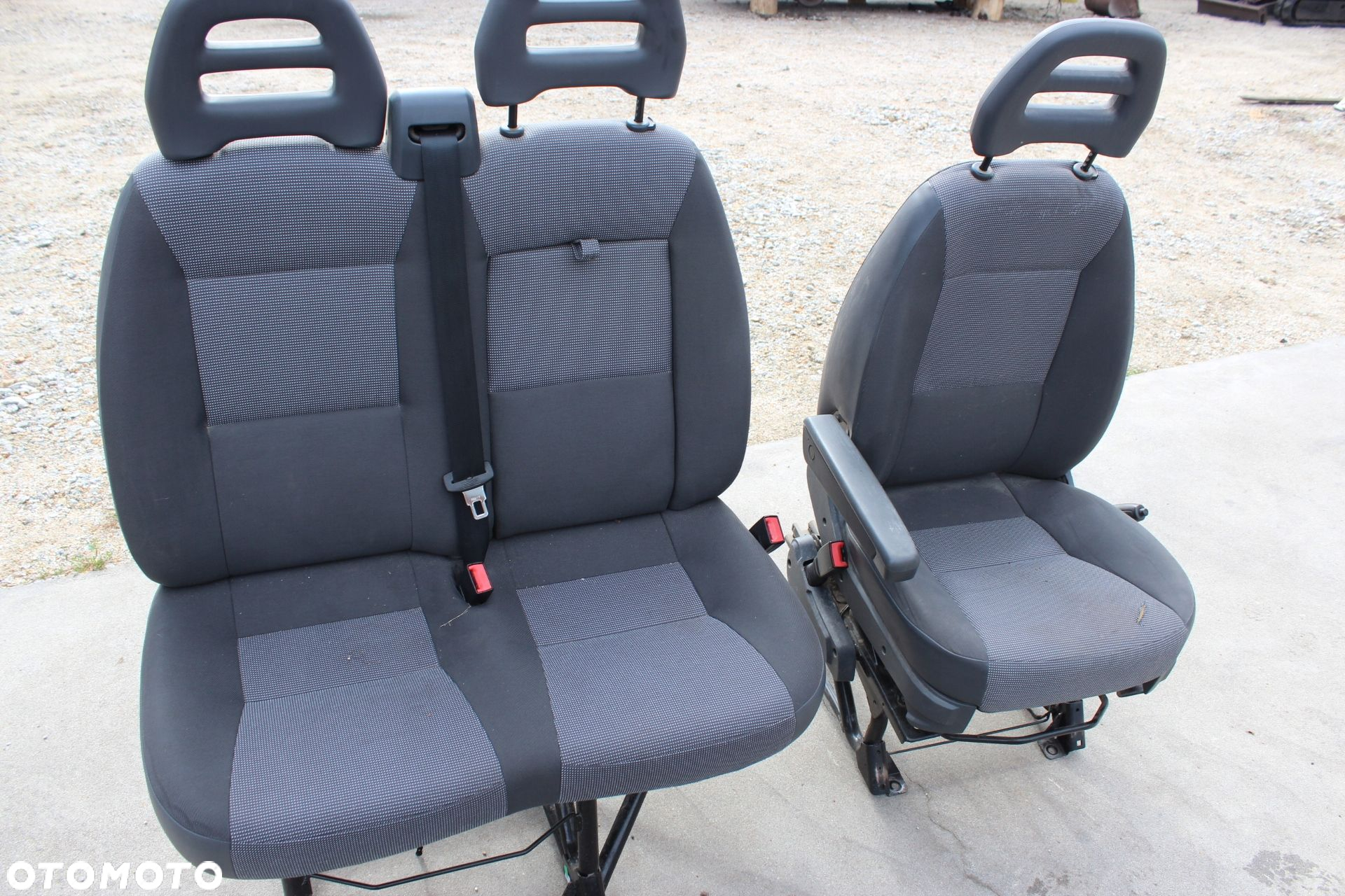 Fotele Komplet 2+1 Ducato Boxer Jumper 06-12r - 4
