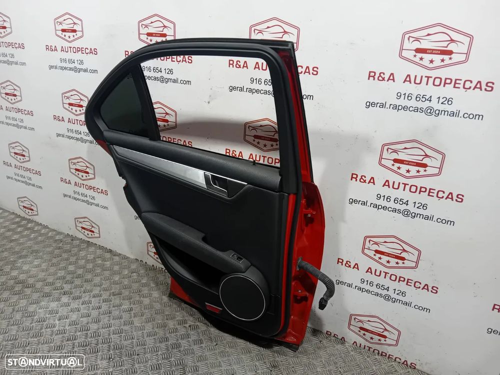 Porta Trás Traseira Esquerdo Mercedes Class C W204 Sedan Original - 6