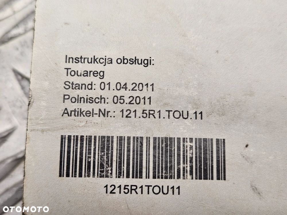 VW TOUAREG 7P 10-18R INSTRUKCJA OBSLUGI EUROPA ORYGINAL - 5