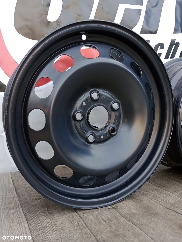 FELGI STALOWE 5x112 R16 6J ET43 VW T-ROC GOLF SKODA KAROQ OCTAVIA SEAT ATECA LEON AUDI Q2 A3 - 1