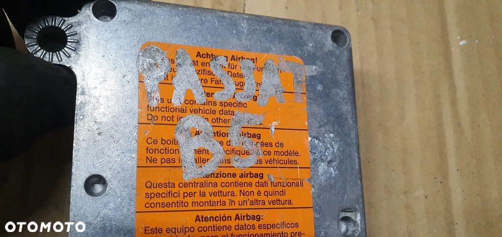 Moduł Sensor Airbag Poduszek VW Passat B5 1J0909607 - 5