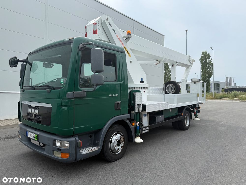 MAN Lift Podnośnik Koszowy Wumag WT300 30Metrów  20m w Bok Zwyżka UDT na Rok! Ogon ! Jak Ruthman GSR Multitel - 32