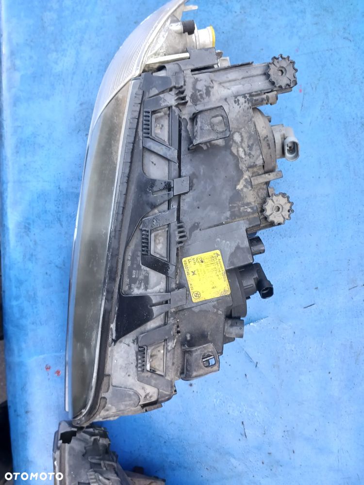 Maska 372/5 Srebrna lampa prawa lewa Pas przedni chłodnice BMW E46 2.0d 136KM przedlift - 8