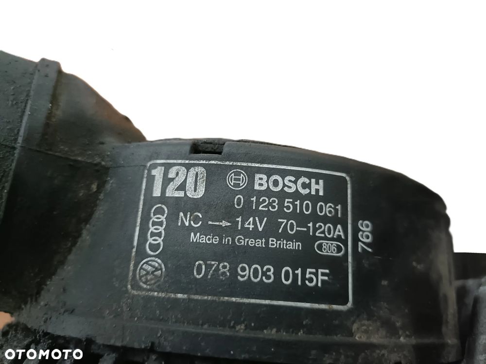 AUDI A6 C5 97-04 2,8 B alternator BOSCH 0123510061 078903015F * - 5