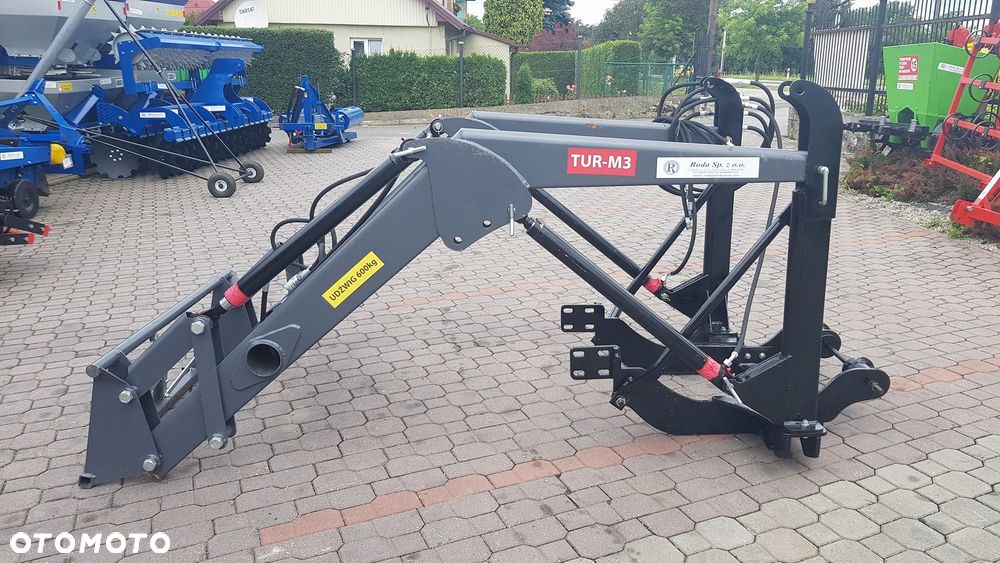TUR 3 ładowacz czołowy do ciągnika, kompletny zestaw c360 Ursus c330 Zetor MF euro ramka - 3