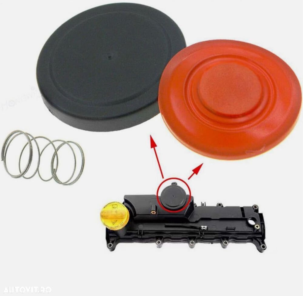 Supapa Valva PCV Membrana Capac Tacheti Culbutori Renault Nissan 2.0 - 1