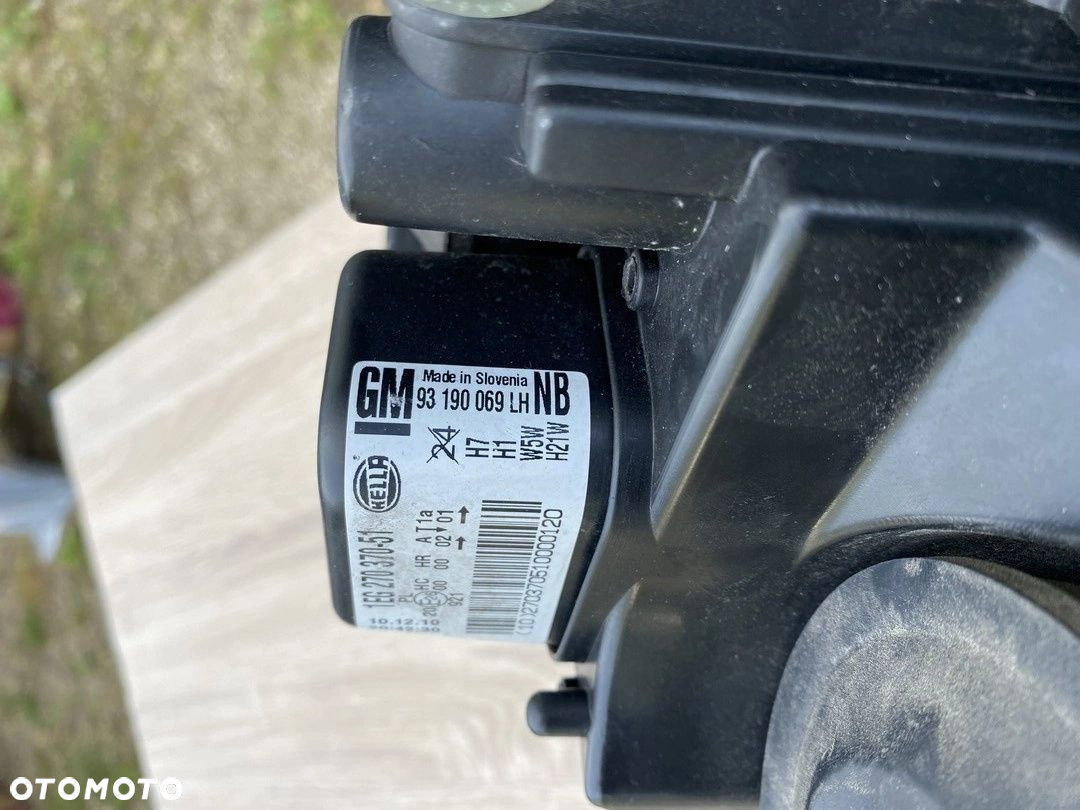 LAMPA PRZEDNIA LEWA OPEL ASTRA III H LIFT 07- 93190069LH - 5
