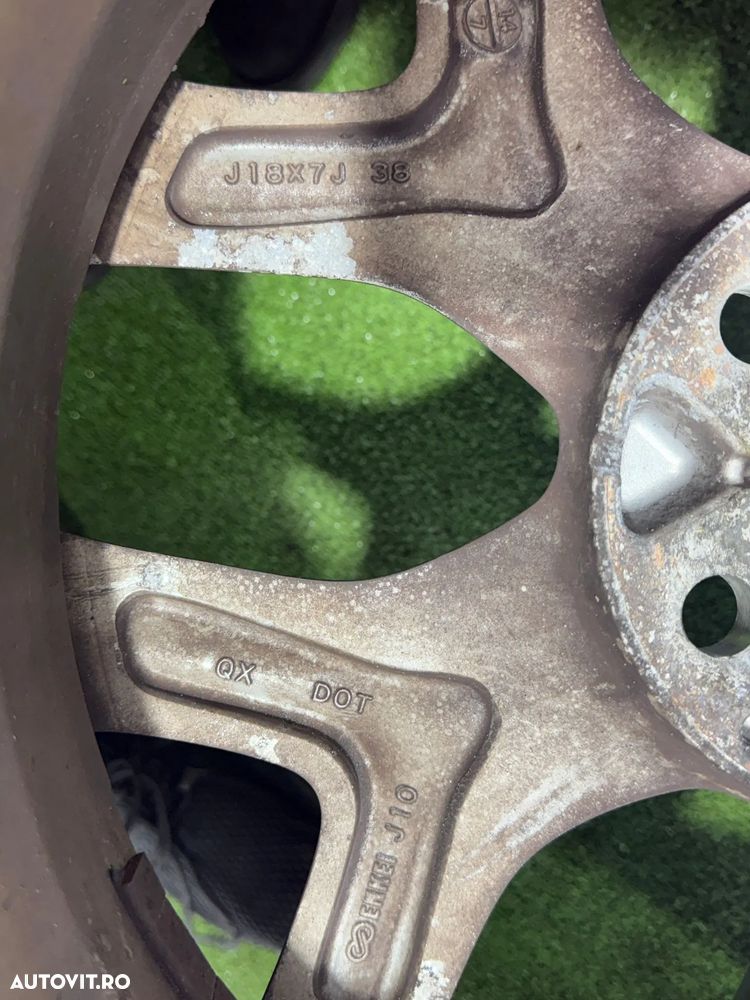 JANTE MITSUBISHI R18 / OUTLANDER / OFS38 PCD 114.3 / 225 / 55 R18 98H / J18 x7J / DOT QX + CAUCIUCURI (X4) - 7