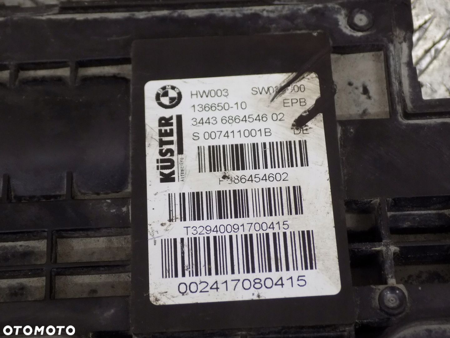 BMW X5 F15 HAMULEC ELEKTRYCZNY RĘCZNY 6864546 - 2