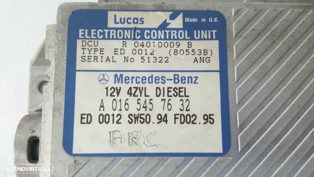 CENTRALINA DO MOTOR UCE MERCEDES CLASE C (W202) BERLINA 220 DIESEL (202.121) - 2
