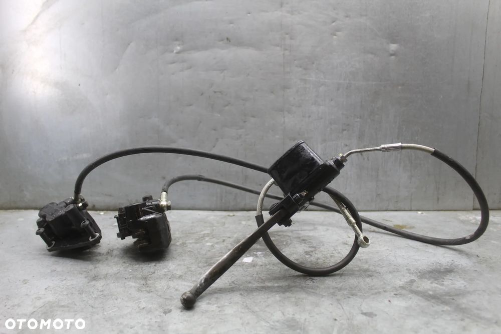 Piaggio X10 125 pompka hamulcowa dźwignia klamka prawa zacisk zaciski przewody - 1