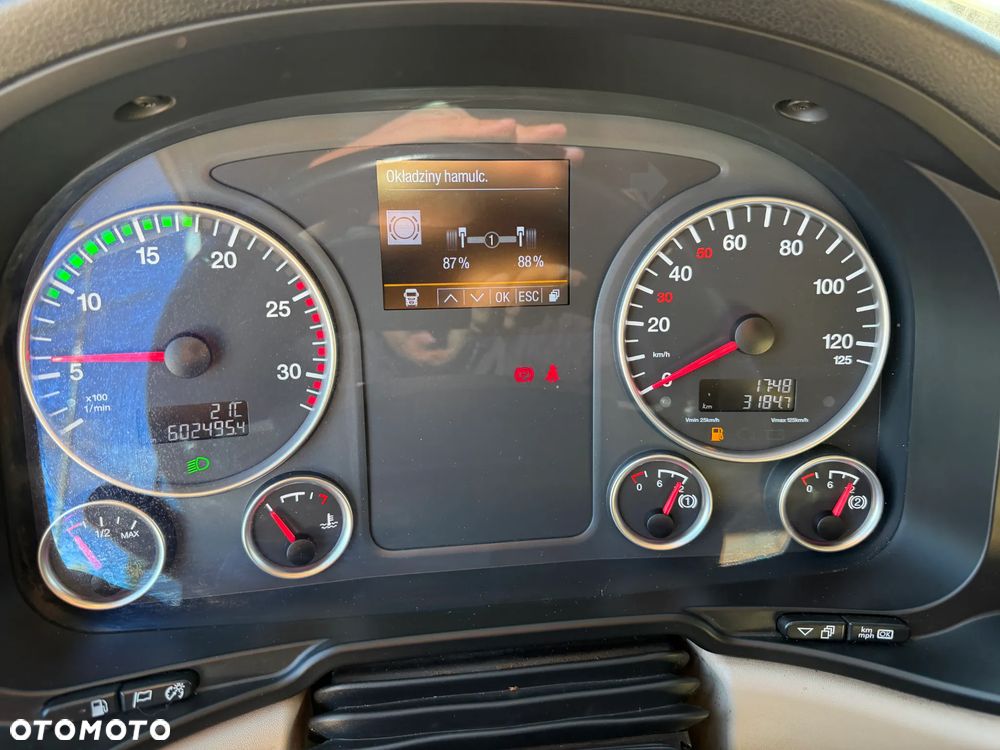 MAN TGX 18.510 KM RETARDER / VIN "LP" 2020 / POLSKI SALON / 602 TYS. KM ORYGINALNY PRZEBIEG / LODÓWKA / 2 ZBIORNIKI PALIWOWE 1160 L / LED / SILNIK 510 KM !! - 25