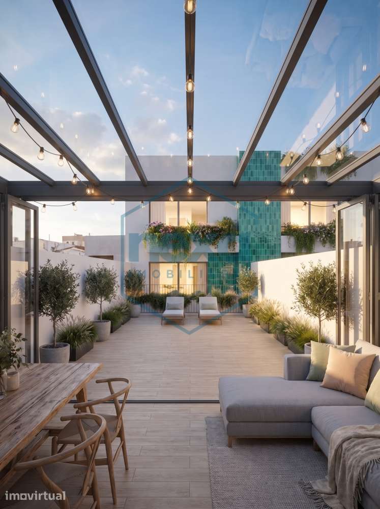Apartamento T1 Matosinhos Terraço 87m2 + Lugar Garagem - Grande imagem: 5/12