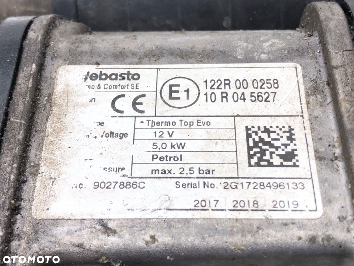 WEBASTO THERMO TOP EVO - 695.00 PLN - BMW 5 (G30, F90) 2016 - 2022 540 i xDrive 250 kW [340 KM] - 4