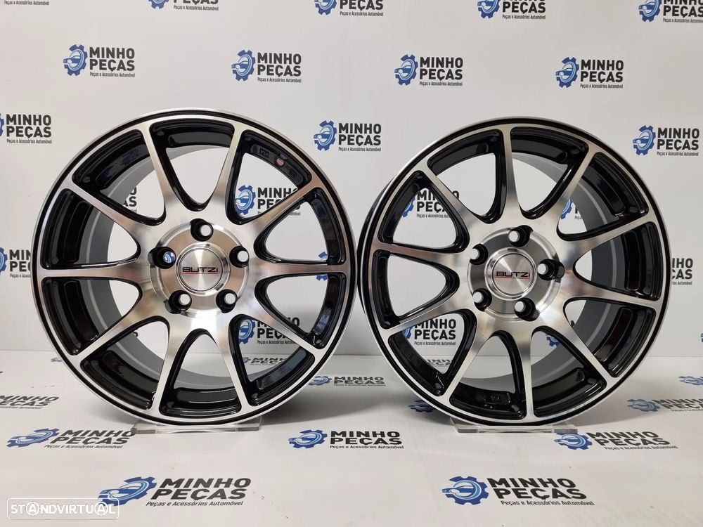 Jantes BUTZI Acrab em 16 (5x112) Preto Polido - 1