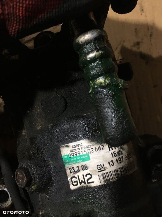 SPRĘŻARKA KLIMATYZACJI OPEL ASTRA G II 1.6 16V MERIVA CORSA C AGILA A SUZUKI SWIFT 1.3 CDTI 13197538 - 4