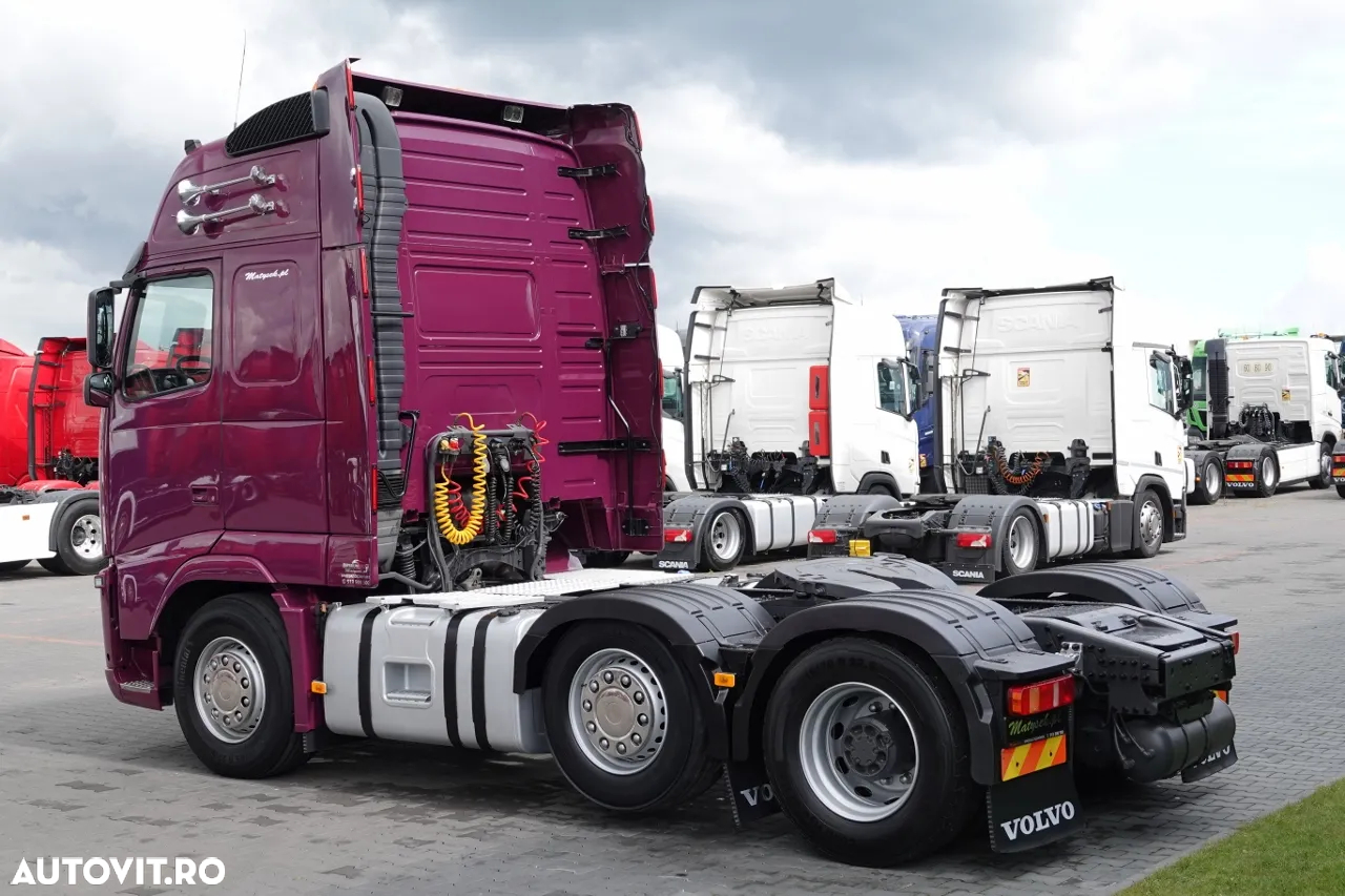 Volvo FH 540 / PUSHER / Tractor cu 3 axe / RETARDER / I-PARK COOL / AXIE LIFTING DIRECȚIE / PIELE / IMPORTAT - 6