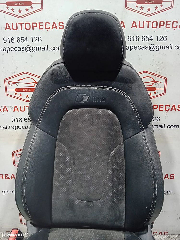 Banco Condutor Audi TT 8J S-Line em Pele e Alcântara Original - 4