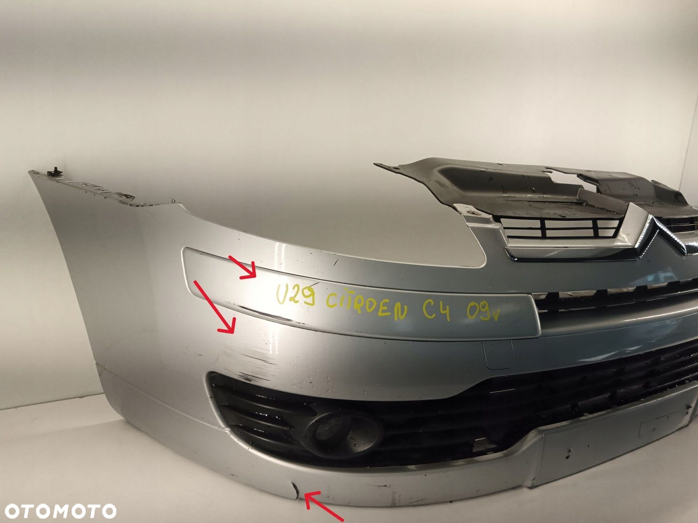 ZDERZAK PRZEDNI PRZÓD GRILL CITROEN C4 04-08 - 2
