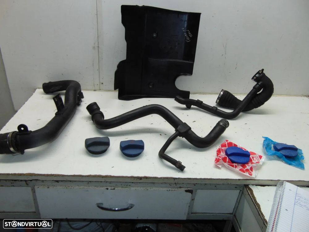 VW Passat tampa motor/Tubos - 12