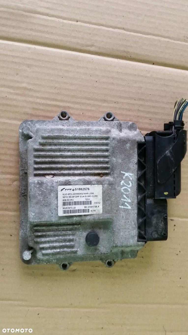KOMPUTER STEROWNIK ALFA ROMEO MITO 1.3 JTD 90 HP 51862576 - 3