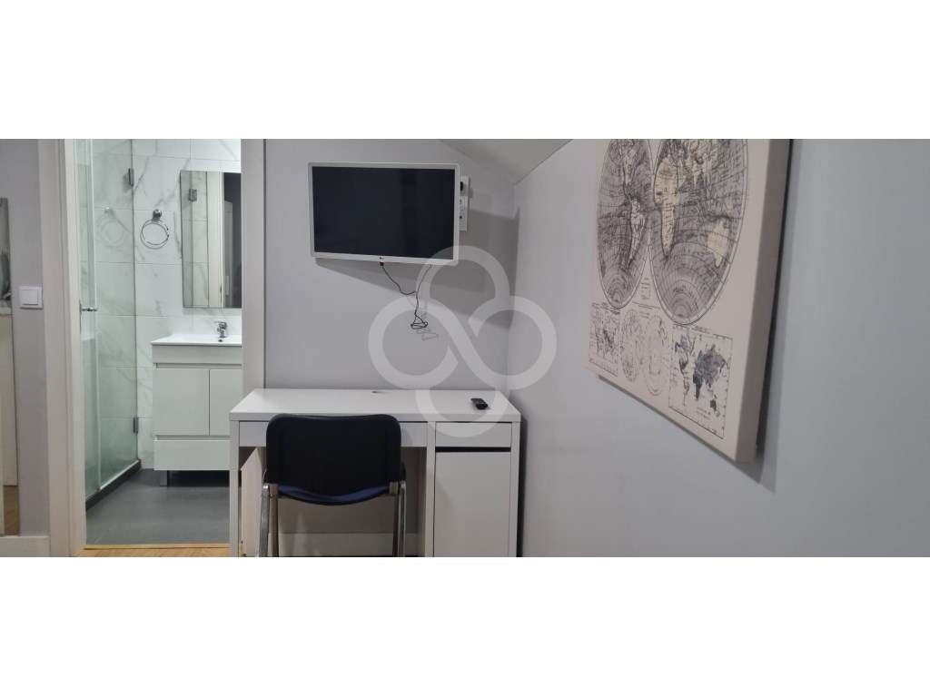 Quarto em suite na residencial de estudantes no Acqua Roma Lisboa - Grande imagem: 5/15