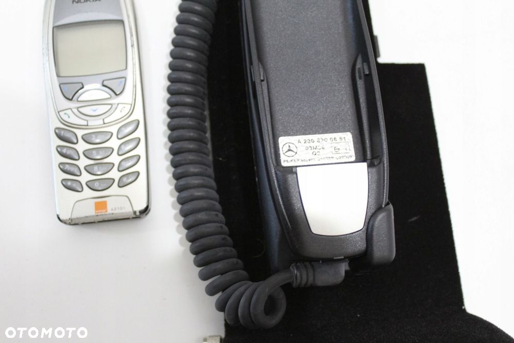 Uchwyt na Telefon z podłokietnika  Nokia 6310i Oryginał Mercedes SL R230 - 6