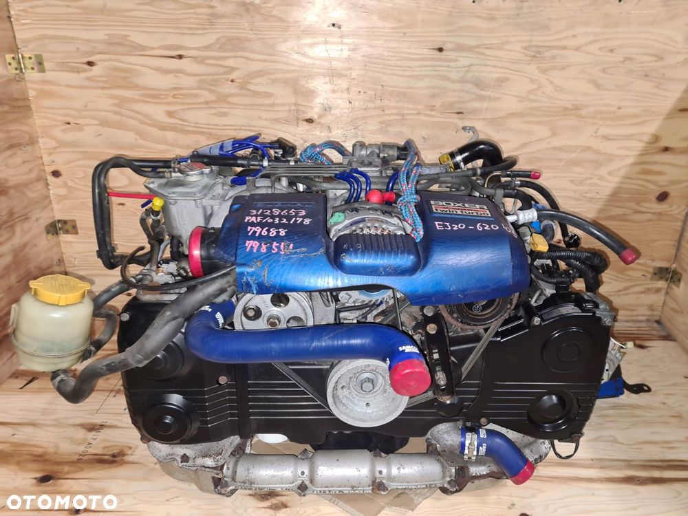 silnik subaru 2.0 twin turbo ej208 legacy gt kompletny ej20 - 1