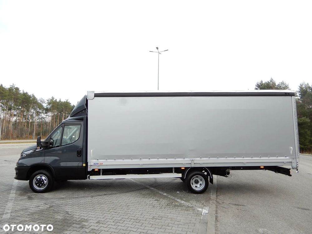Iveco DAILY 50C18 Hi-Matic Firana Obustronna + Dach Suwany Skrzynia 6310 mm 12 Euro Palet Rozstaw Osi 4750 mm WZMACNIANY Full Opcja Wyposażenia GWARANCJA FABRYCZNA Stan Jak Nowy Gotowy Dostępny POLECAM - 6