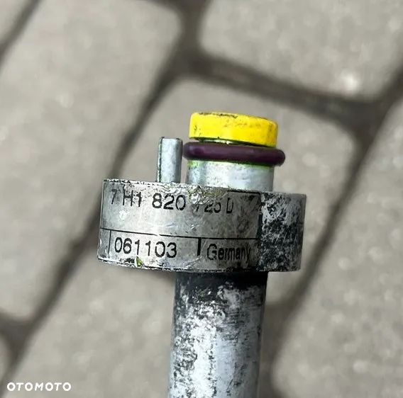 PRZEWODY PRZEWÓD WĘŻE WĄŻ KLIMATYZACJI TYŁ TYLNY VW T5 CARAVELLE MULTIVAN TRANSPORTER 7H1820727B 7H1820725D - 5