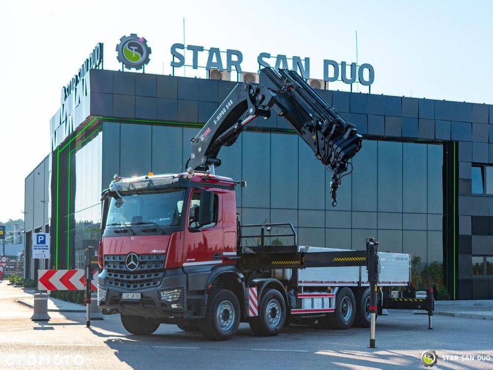 Mercedes-Benz AROCS 3748 8x4 HIAB 548 E-6 X-HIPRO HDS Żuraw Rotator - 8
