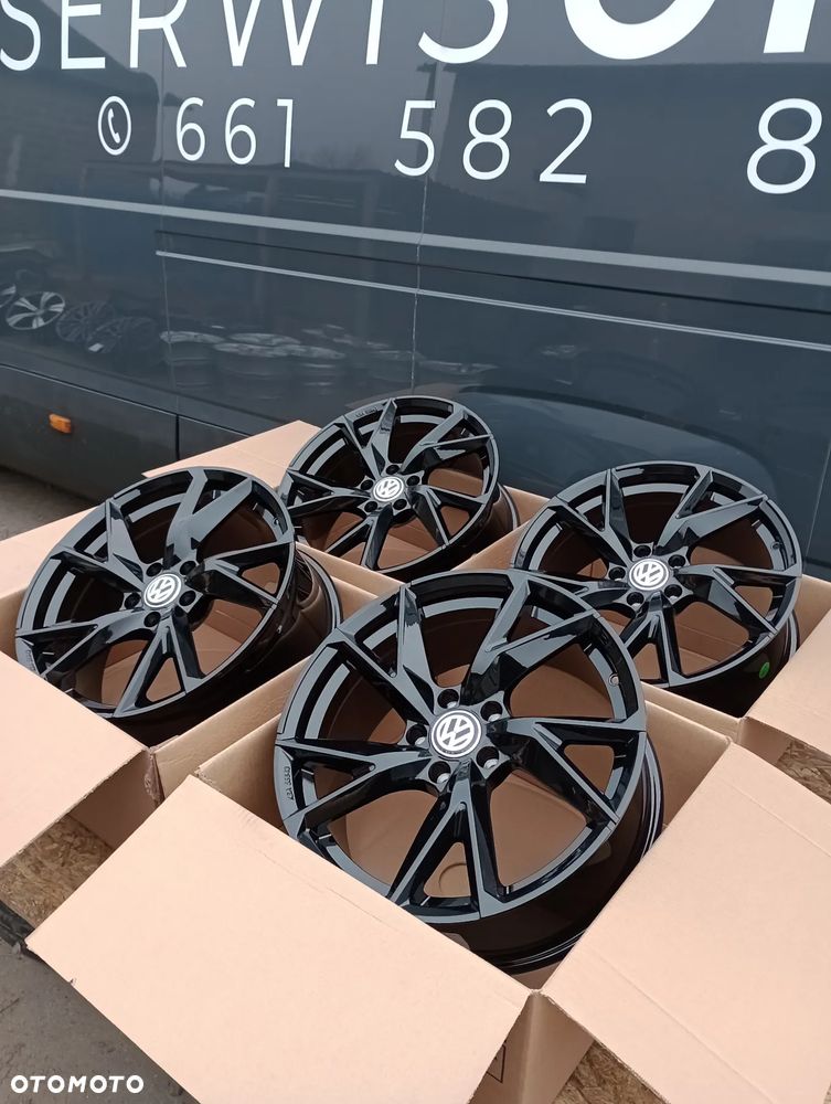 FELGI ALUMINIOWE NOWE 5X112 R18 8J ET35 VOLKSWAGEN ARTEON CADDY CC GOLF ID.3 ID.4 JETTA PASSAT PHAETON SCIROCCO SHARAN T4 TIGUAN TOUAREG TOURAN T-ROC - 9