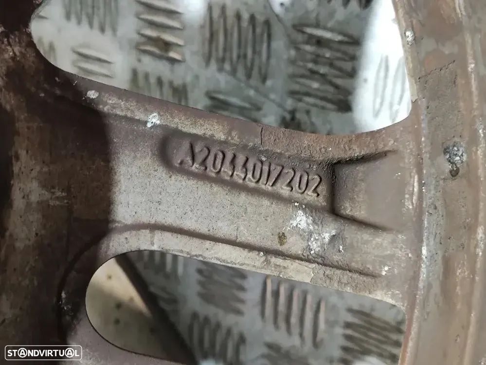 Conjunto Jantes 16 Borbet Originais Mercedes Benz Class C W204 7J ET43 5x112 - 8