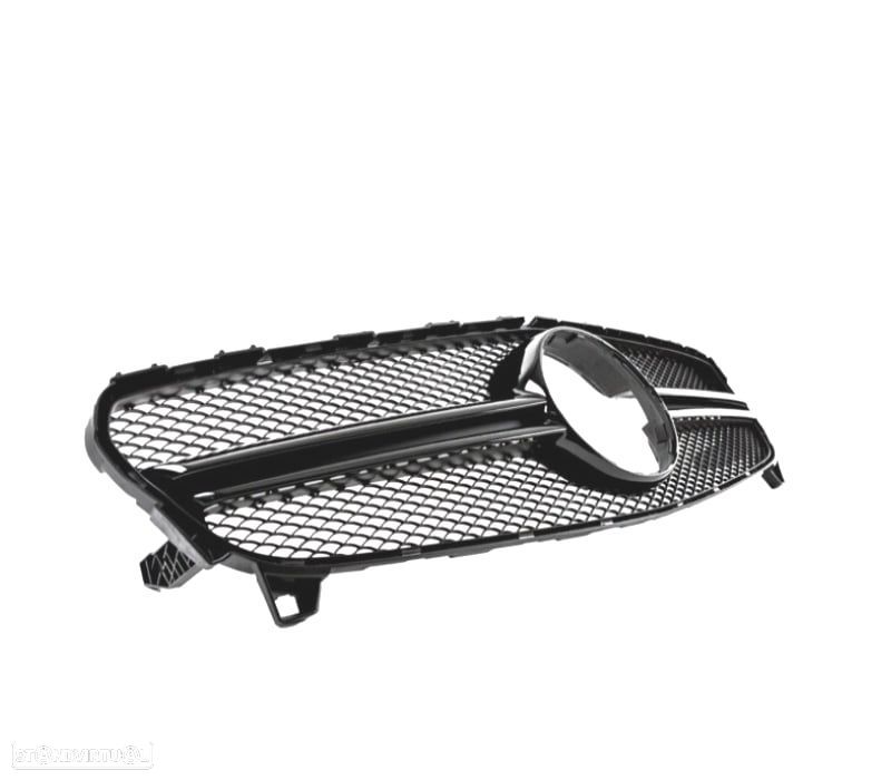GRELHA FRONTAL MERCEDES CLASE A W176 15-18 LOOK AMG A45 PRETO BRILHANTE - 3