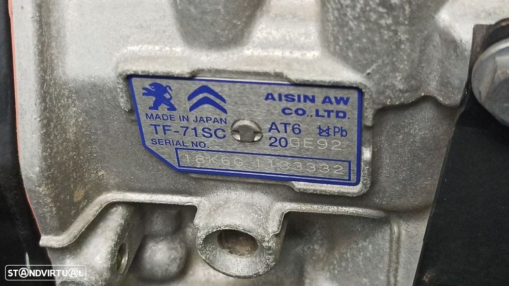 CAIXA DE VELOCIDADES CITROEN C4 CACTUS SHINE - 8