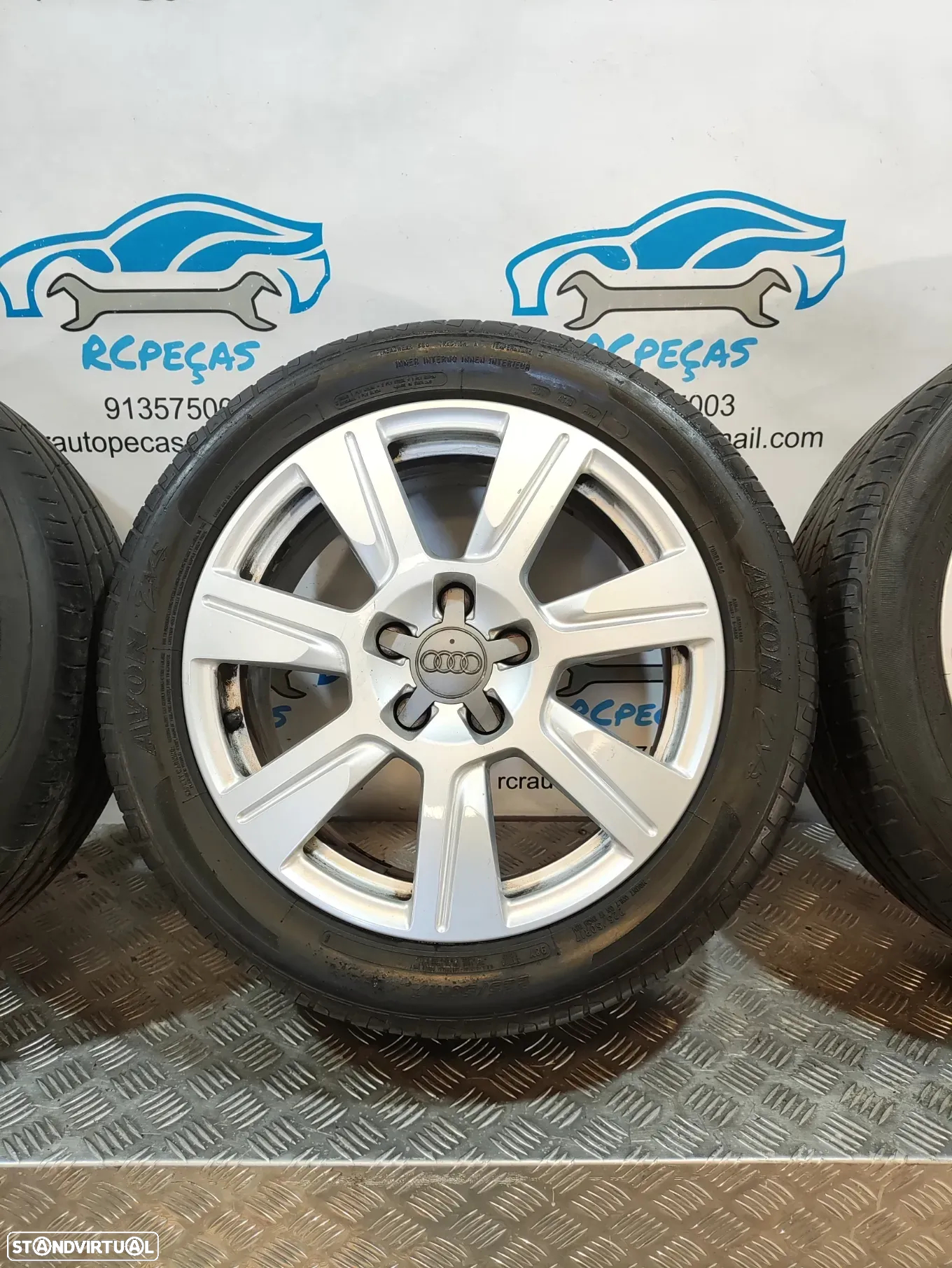 Jantes 17" Audi - A6 C6 | S6 | A3 | A4 | B8 | A8 | TT - ORIGINAIS - 7,5J | ET45 | 5x112 - 17 Polegadas | 4F0601025CB | 4F0 601 025 CB | 4F0601025 | Pneus | 225 50 17 | Jante | - 5