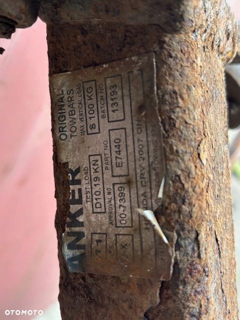 HONDA CR-V III 07-11r HAK HOLOWNICZY - 4