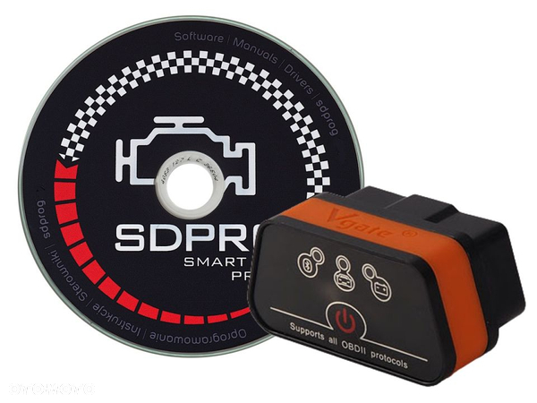 Interfejs obd2 bt iCar + polski soft SDPROG AUDI