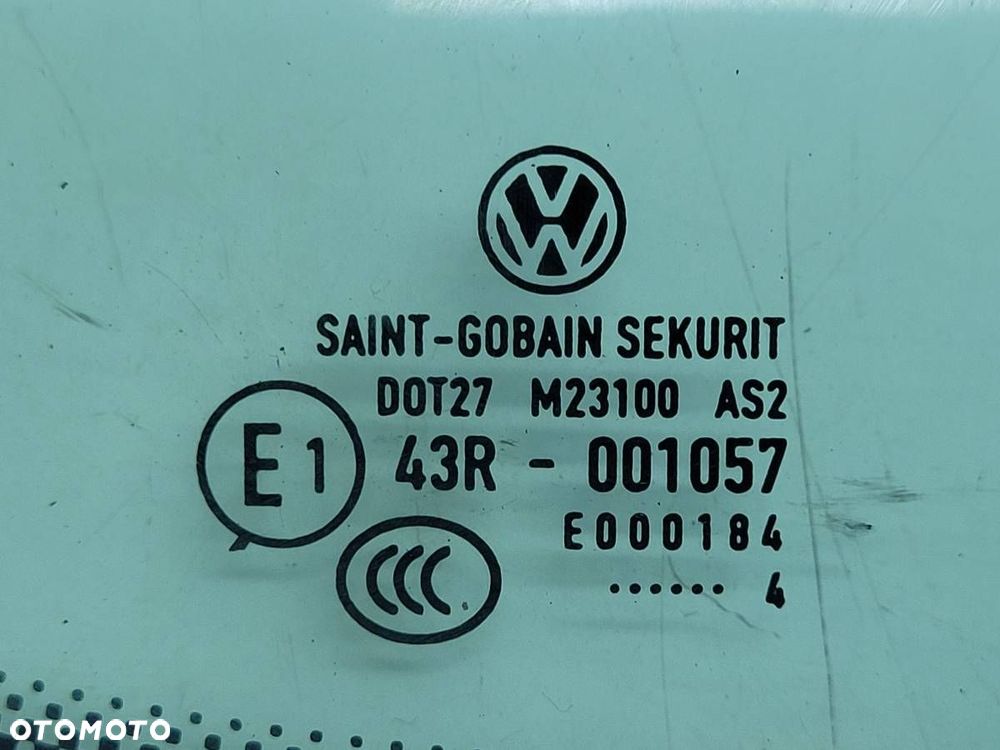 SZYBA PRAWA TYŁ KAROSERYJNA VW PASSAT B7 ORYGINAŁ - 2