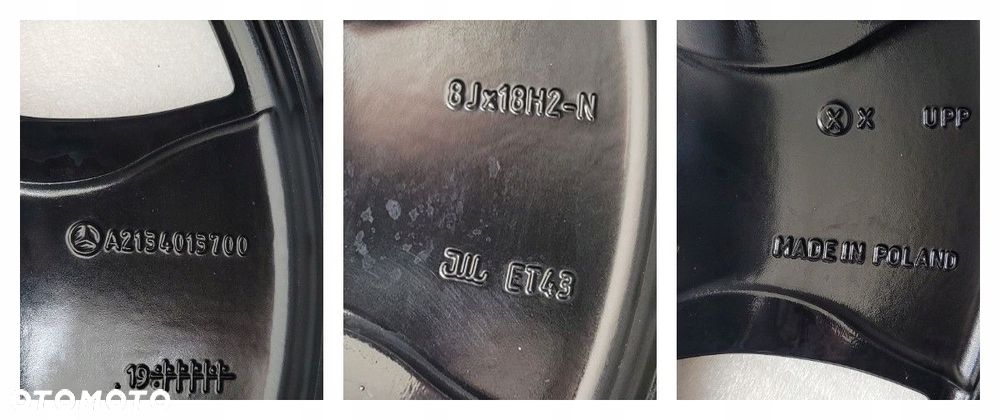 FELGA MERCEDES E-KLASA W213 8X18 18 ET43 5X112 - 12