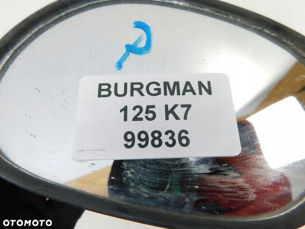 SUZUKI BURGMAN 125 K7 LUSTERKO PRAWE - 6