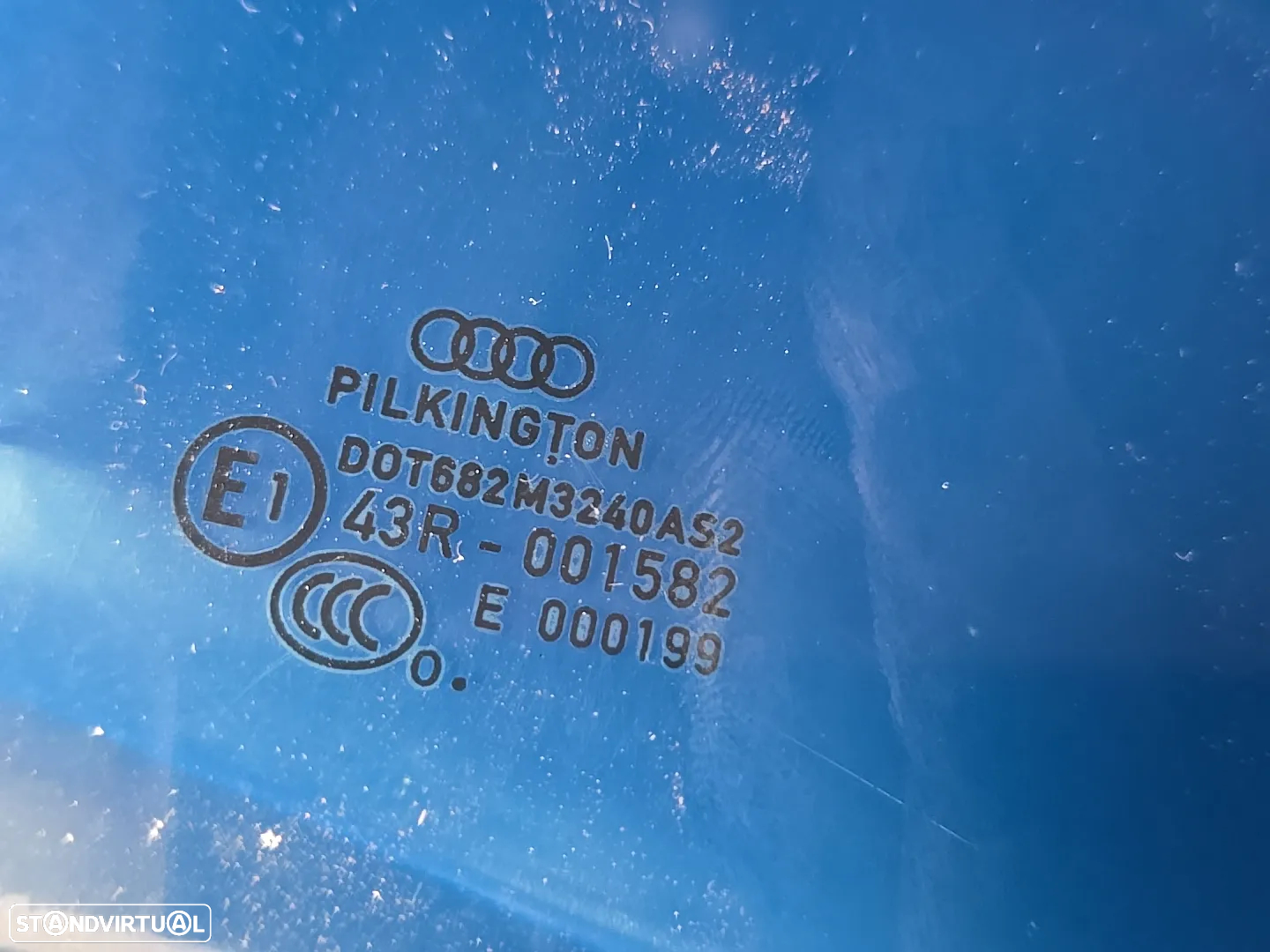 Vidro da porta traseira esquerda vidro laterais para audi a4 b8 8k  2008- Carro - 4