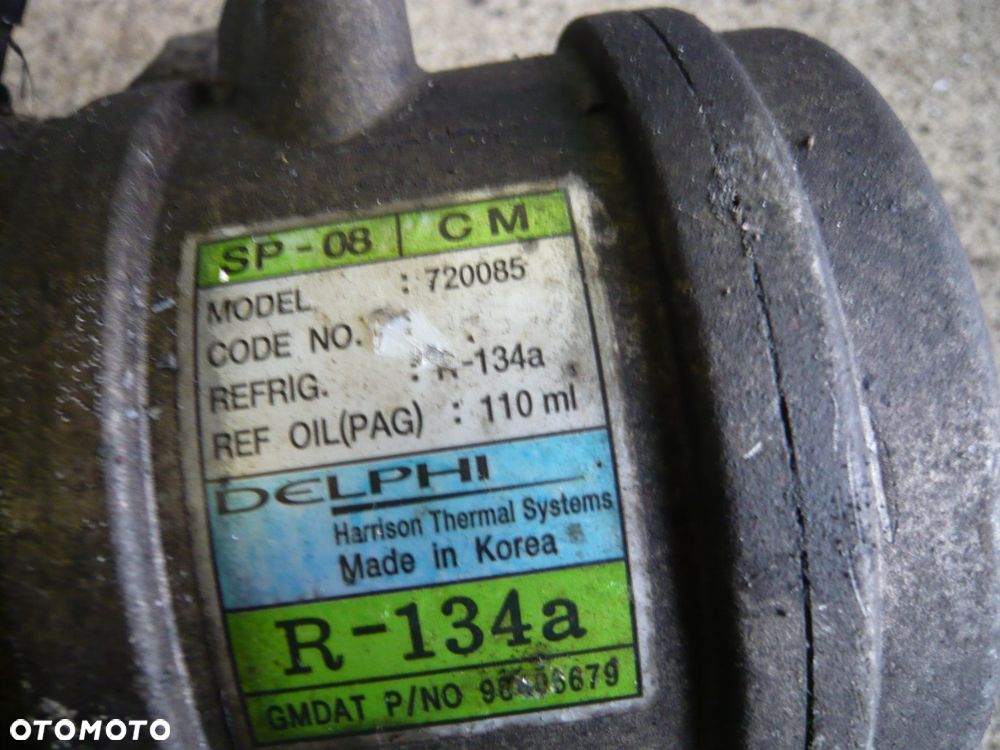 sprężarka kompresor klimatyzacji 720085 chevrolet matiz ii - 2