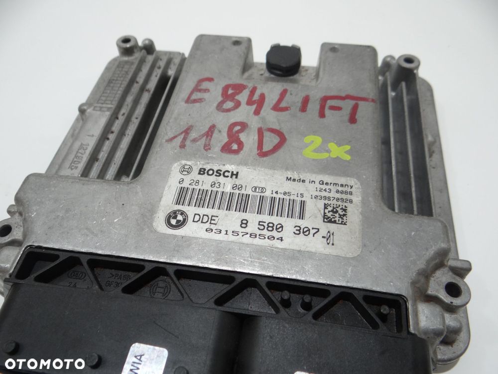 KOMPUTER STERONIK SILNIKA BMW X1 E84 LCI 118D 8580307 - 3