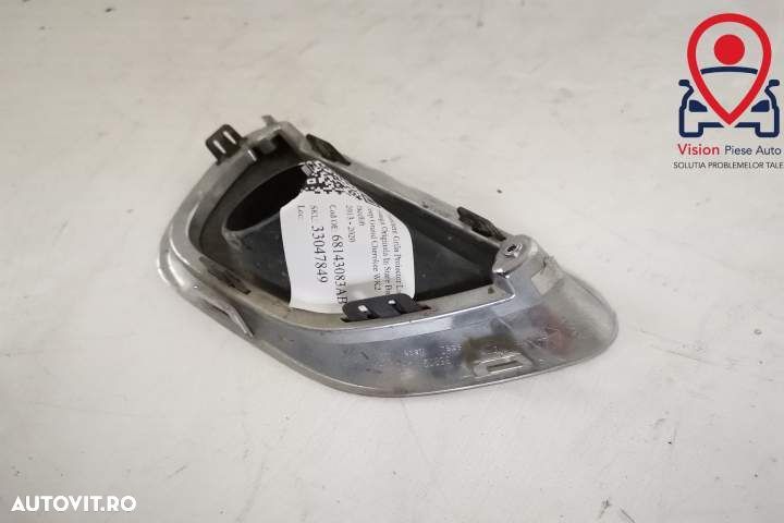 Ornament Grila Proiector Laterala Stanga Originala In Stare Buna Jeep - 6