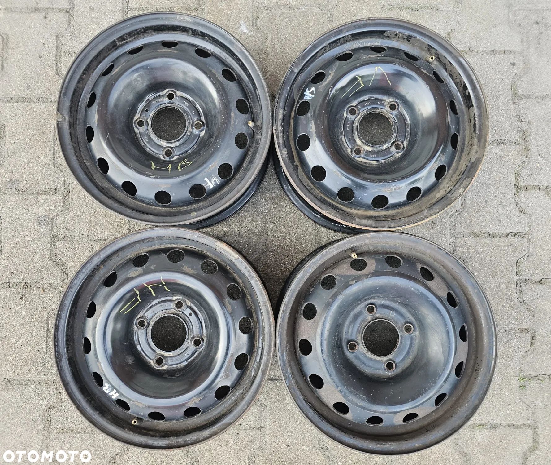 (S43) Felgi stalowe 5,5Jx14'' ET34 4x108 Peugeot 308 Partner II Citroen C3 Berlingo II - 1