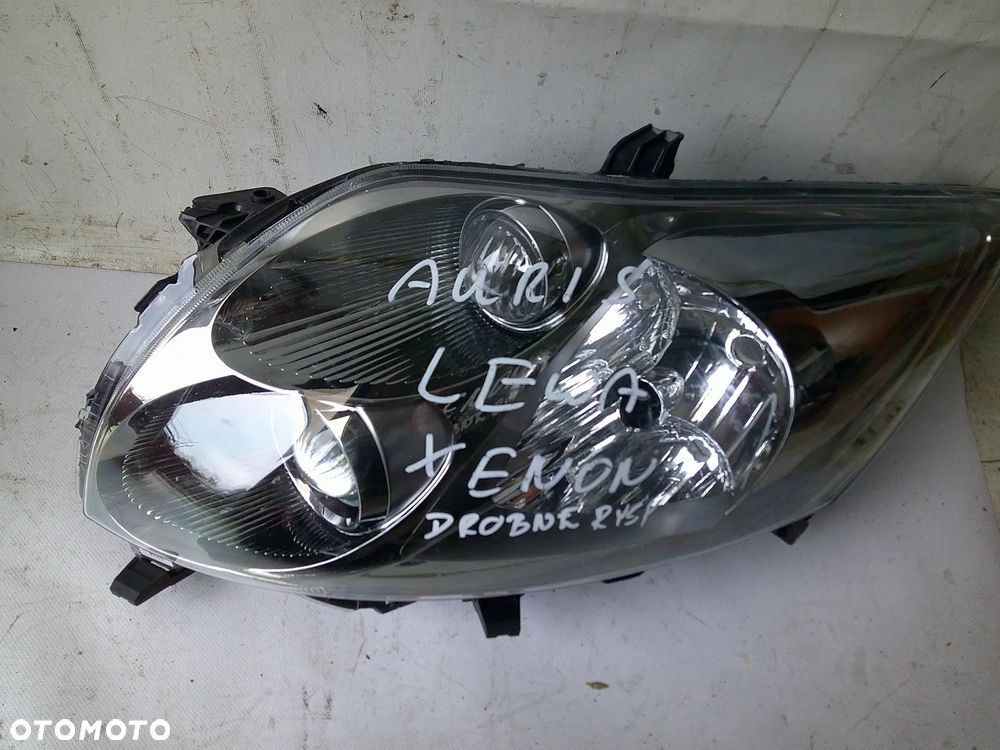 toyota auris 1 lampa przód lewa ksenon xenon przed lift  nowa przetwornica - 8
